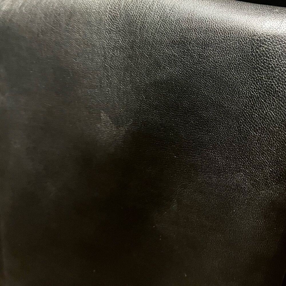 Aritzia Wilfred The Melina Pant Black Vegan Leather Pants Size 8 - Picture 9 of 12